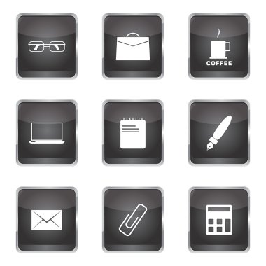 Office iş Icon set