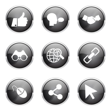 Sosyal Internet simge seti