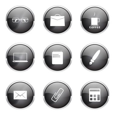 Office iş Icon set