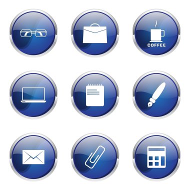 Office iş Icon set