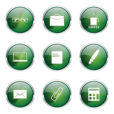Office iş Icon set