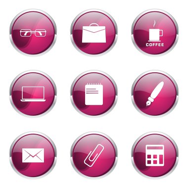 Office iş Icon set