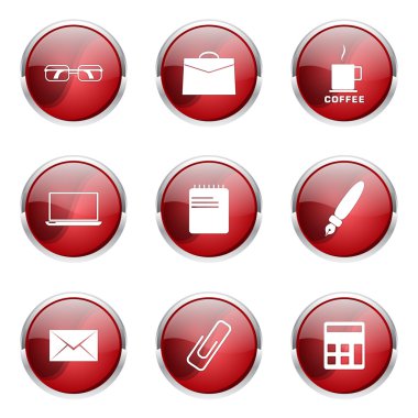 Office iş Icon set