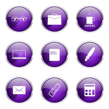 Office iş Icon set