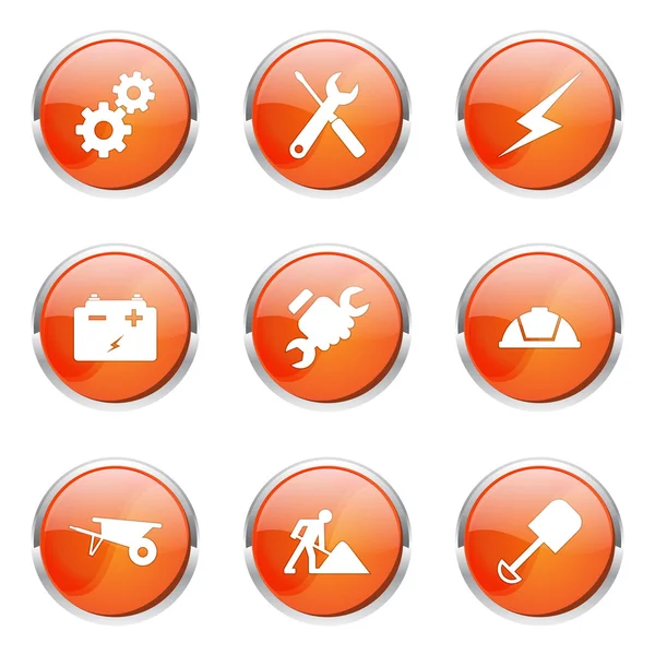 Ferramentas de construção Conjunto de Design de Ícone —  Vetores de Stock