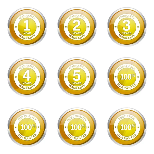 garanti garanti mühür Icon set