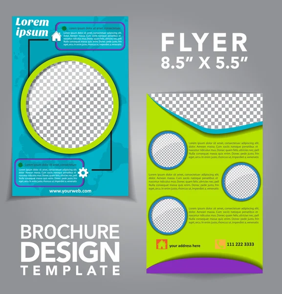 Flyer Brochure Vector Design — Stockvector