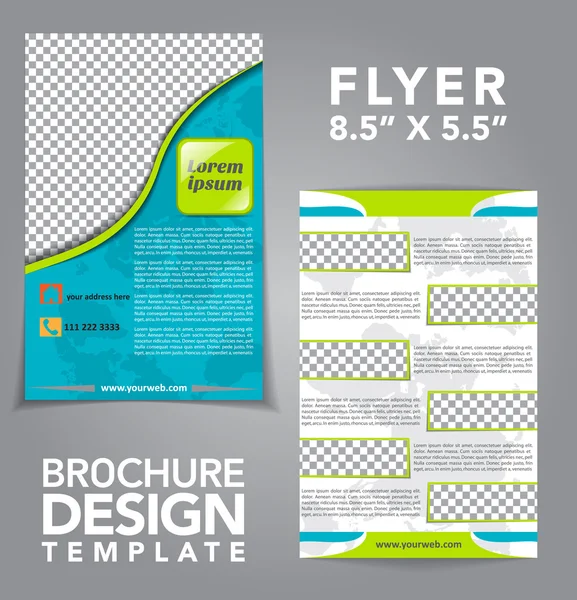 Flyer Brochure Vector Design — Stockový vektor