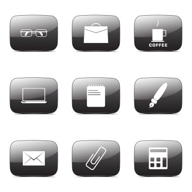 Office iş Icon set