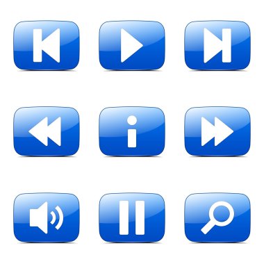 Çoklu ortam denetleyicisi Icon set