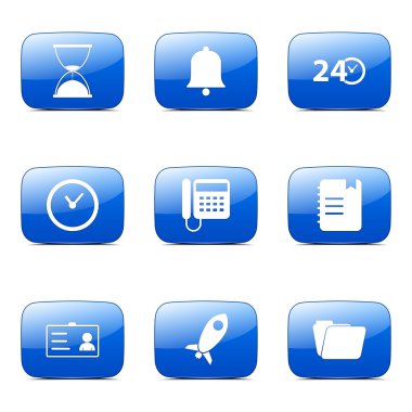 zaman süresi Icon set