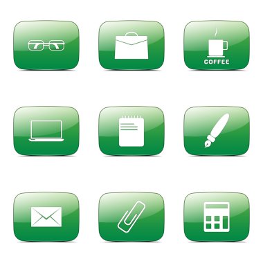 Office iş Icon set