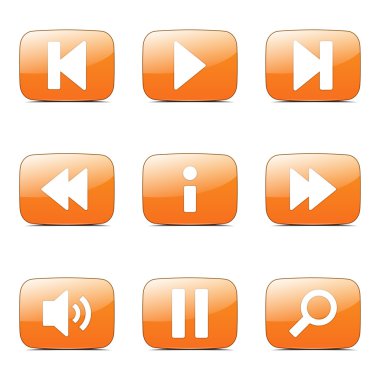 Çoklu ortam denetleyicisi Icon set