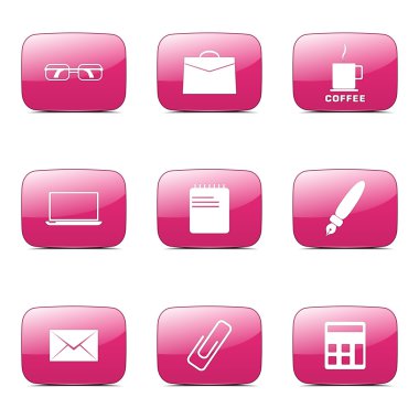 Office iş Icon set