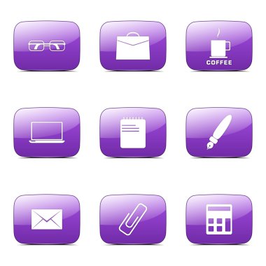 Office iş Icon set