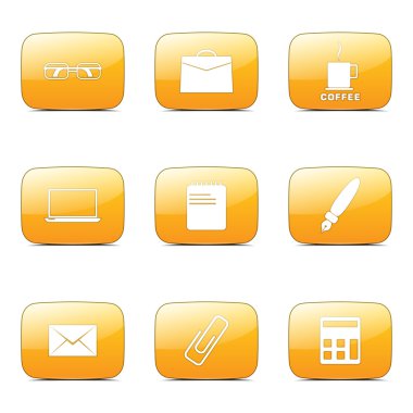 Office iş Icon set