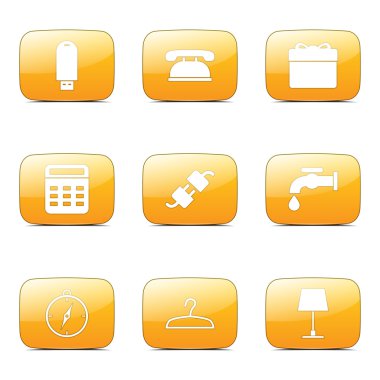 ev aletleri Icon set