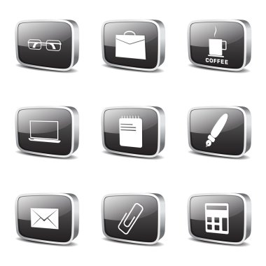 Office iş Icon set