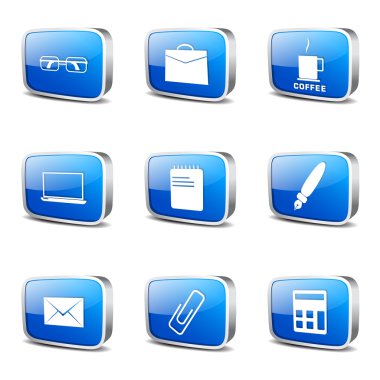 Office iş Icon set