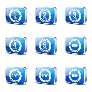 garanti garanti mühür Icon set
