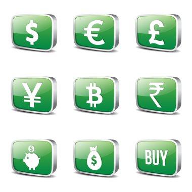 para birimi işareti Icon set