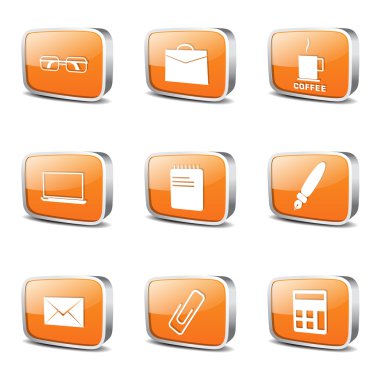 Office iş Icon set