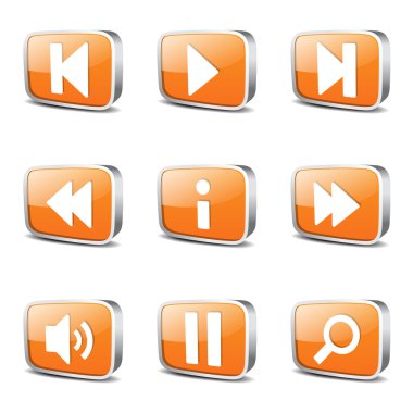 Çoklu ortam denetleyicisi Icon set