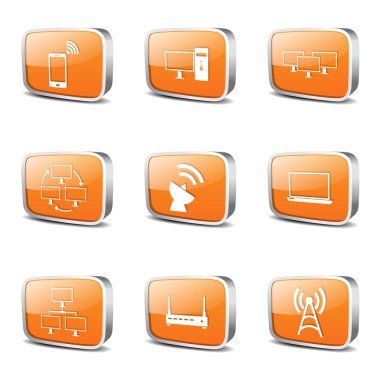 Telekom iletişim Icon set