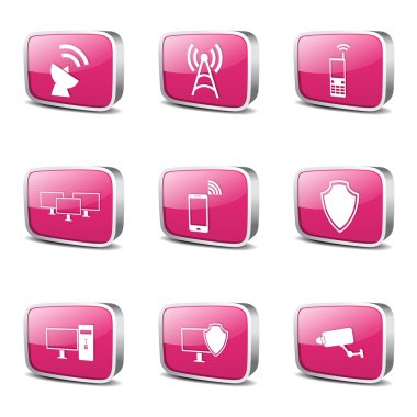 Telekom iletişim Icon set