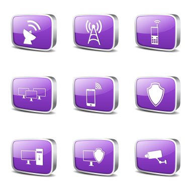 Telekom iletişim Icon set