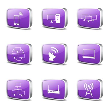 Telekom iletişim Icon set
