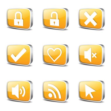 SEO internet işareti Icon set
