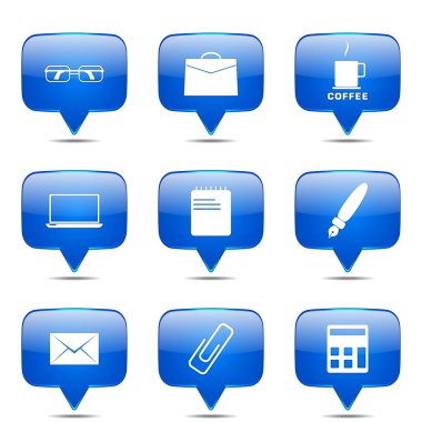 Office iş Icon set