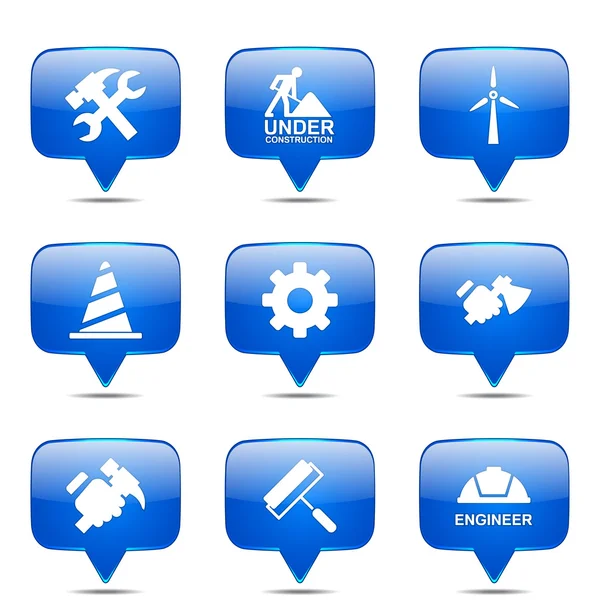 Construction Tool Icon Set — Stock Vector