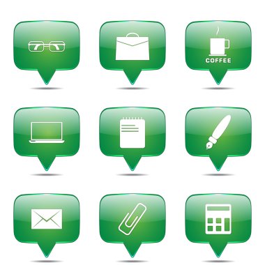 Office iş Icon set