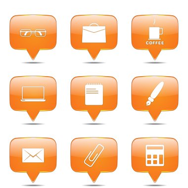 Office iş Icon set