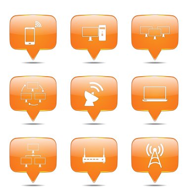 Telekom iletişim Icon set
