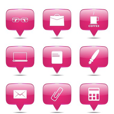 Office iş Icon set