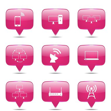 Telekom iletişim Icon set