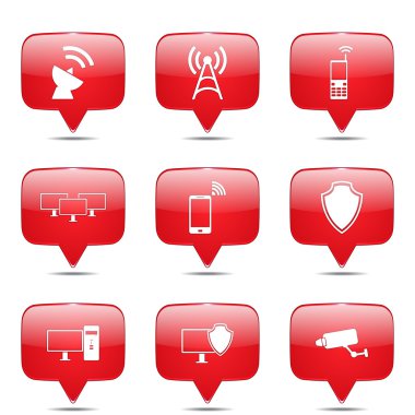 Telekom iletişim Icon set