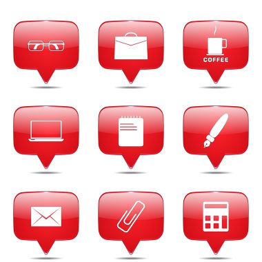 Office iş Icon set