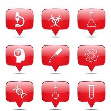 Science Instruments Icon Design Set