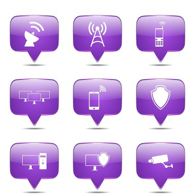 Telekom iletişim Icon set
