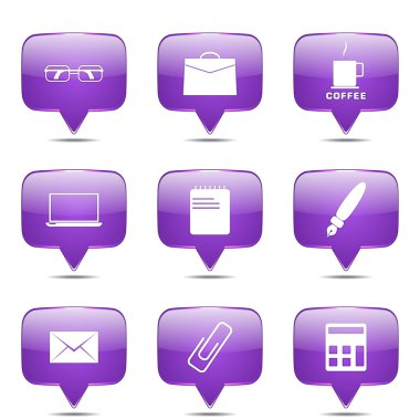 Office iş Icon set