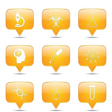 Science Instruments Icon Design Set