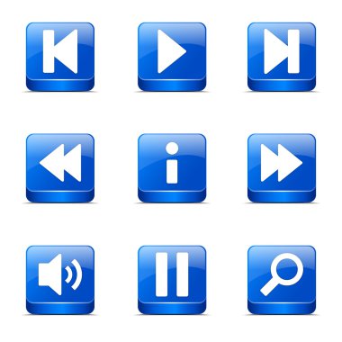 Çoklu ortam denetleyicisi Icon set