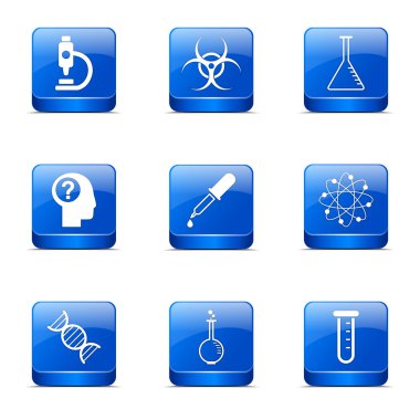 Science Instruments Icon Design Set