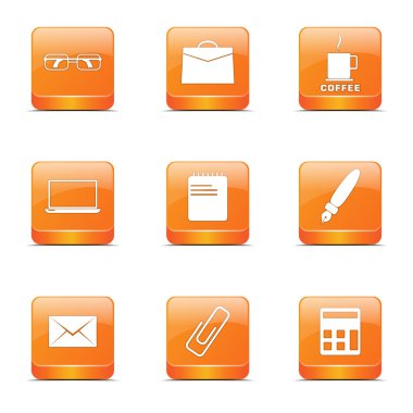 Office iş Icon set