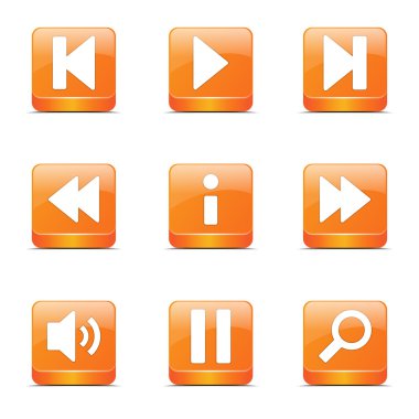 Çoklu ortam denetleyicisi Icon set