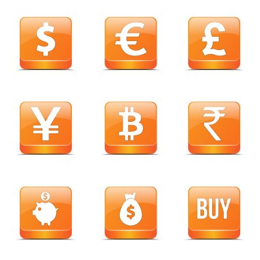 para birimi işareti Icon set